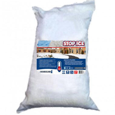 STOP ICE-produs biodegradabil pentru prevenire / combatere gheață 25 kg
