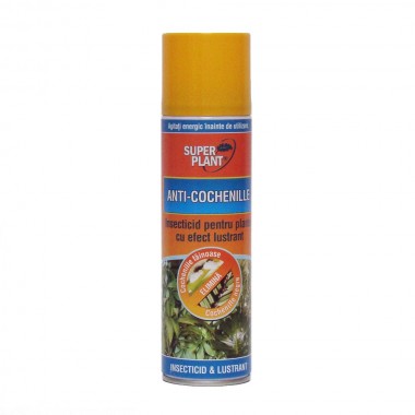  Spray Insecticid pentru plante cu efect lustrant Anti-Cochenile Super Plant 250 ml.